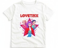 Koszulka dziecięca walentynki Lovetrix Huntrix Kpop 110-116 5-6 prezent