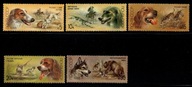 ZSRR / 5625-5629 ( Fauna - Psy myśliwskie ) 1988 r . / czyste