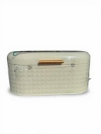 CHLEBAK POJEMNIK NA POECZYWO RYFLOWANY KREMOWY