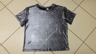 Bluzka / T-shirt damski srebrny, rozm. XS