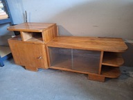 Toaletka Prl, stolik RTV z Prl, toaletka Art Deco, szafka rtv Prl