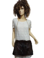 TOREBKA MUFKA OCIEPLACZ z naturalnego futra NOREK