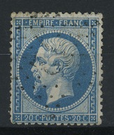 Francja, 1862, Mi 21 a.