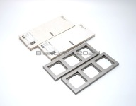 Gira 021325 E2 ramki koloru aluminium potrójne 2szt