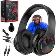 SŁUCHAWKI BEZPRZEWODOWE NAUSZNE Z MIKROFONEM B39 BLUETOOTH RGB DLA DZIECI