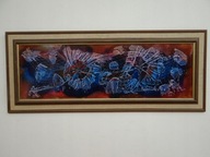 Obraz "Kompozycja" syg. Leanders