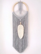 Łapacz snów długi Makrama piórka Boho dekoracja