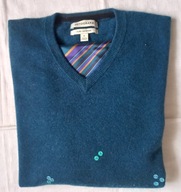 Luksusowy, lekki sweterek ze 100% kaszmiru znanej brytyjskiej marki