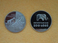 Złota Polska _Orientarium Zoo ŁÓDŹ Żyrafa medal moneta seria V _NOWY