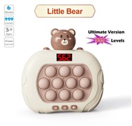 Pop Quick Push elektroniczna konsola do gier 999 poziom (Miś)