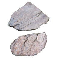 KAMIEŃ NATURALNY PŁASKI ŁUPEK 15-20CM 1 SZTUKA DO AKWARIUM TERRARIUM WYSPA