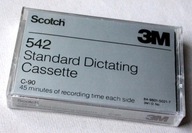 Scotch 542 Standard Dictating Cassette C-90, USA. Folia.