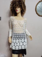 TUNIKA bawełniana szydełkowa 36/38