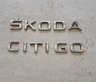 ZNACZEK EMBLEMAT TYŁ SKODA CITIGO 2017 EU