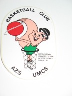 Mistrzostwa Uniwersytetów w Koszykówce 1991 AZS UMCS LUBLIN naklejka