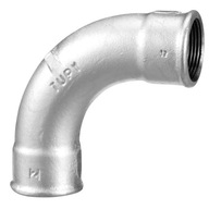 Łuk długi ocynk 90° 1/2" GW/GW żeliwo kolano ocynkowane