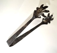 Secesyjne szczypce do cukru / lodu plater