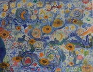 Obraz: "ŚWIAT W STYLU VAN GOGHA"