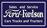FORD AND FORDSON _ NAKLEJKA _ 25cm