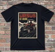 Koszulka Ursus C330 T-shirt W stylu Plakatu PRL na prezent rozmiar w opisie