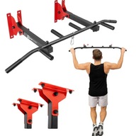 DRĄŻEK DO PODCIĄGANIA NA ŚCIANĘ SUFIT 2W1 UCHWYT NA WOREK TRX MOCNY 150KG