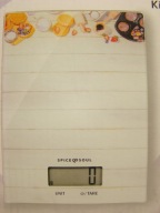 Cyfrowa waga kuchenna 5 kg z funkcją tary i LCD dokładność 1 g + bateria