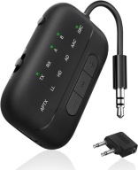 Adapter Bluetooth Transmiter SONRU 3,5 MM AUX Przenośny Czarny