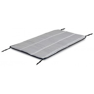 Poduszka ogrodowa 180x50x2 cm | Szara Na Ławkę Huśtawkę Wodoodporna