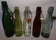 Butelka po oranżadzie PRL, butelka z porcelanką, prl, vintage