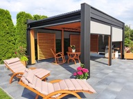 Nowoczesna altana ANKONA 4x6 kompozyt