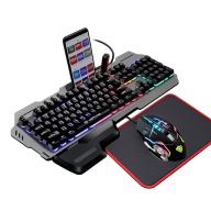 ZESTAW GAMINGOWY 3w1 LED – KLAWIATURA + MYSZ + PODKŁADKA