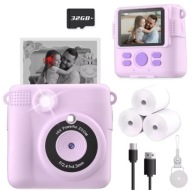 Aparat Natychmiastowy dla Dzieci – Drukuje Zdjęcia Zestaw z Papierem