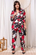 Garnitur damski L/XL/XXL czerwony mozaika Italy PROMO % !!!