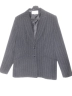 AUTONOMY CZARNY ELEGANCKI TALIOWANY ŻAKIET 42