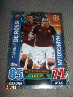 MATCH ATTAX 2015-2016 AS ROMA Daniele De Rossi, Radia Nainggolan 450 hologr