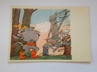 Bajka braci Grimm - Trzy małe świnki - pocztówka z 1969 z CCCP