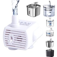 Pompka do fontanny biała na USB z regulacją wody -