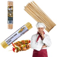 PATYCZKI DO SZASZŁYKÓW SZASZŁYKOWE 20CM SZPILKI WYKAŁACZKI BAMBUSOWE 200SZT
