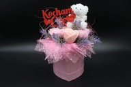 Candle Flower Box ze Świec - Bukiet Kwiatów Świece Sojowe