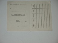 LOK druk Legitymacja odznaki sprawności obronnej PRL