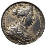 Medal Maria II – Wielka Brytania, koronacja 1689, śmierć 1694, popiersie