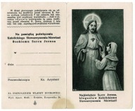 OBRAZEK ŚWIĘTY SERCE JEZUSA KATOLICKIE STOWARZYSZENIE NIEWIAST