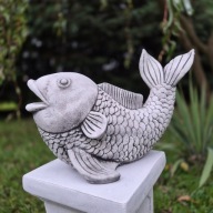 Betonowa Ryba Koi Figura Dekoracyjna Ogrodowa 21 cm 6 kg