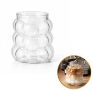 Szklanka 350ml Bubble 1 szt do kawy latte drinków