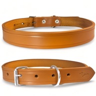 Obroża dla psa skórzana r. M