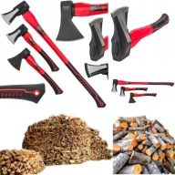 ZESTAW SIEKIER SIEKIERA ROZŁUPUJĄCA TOPOREK CIESIELSKA 3 SZT DO ŁUPANIA