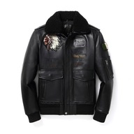 KURTKA MĘSKA SKÓRZANA INDIANA BOMBER JACKET