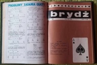 Miesięcznik Brydż - rocznik 1989 w twardej oprawie