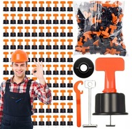 SYSTEM DO POZIOMOWANIA PŁYTEK KLINY KLIPSY UCHWYT 100 szt