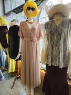 Suknia balowa szampańska, beżowa Plus Size Italy !!!